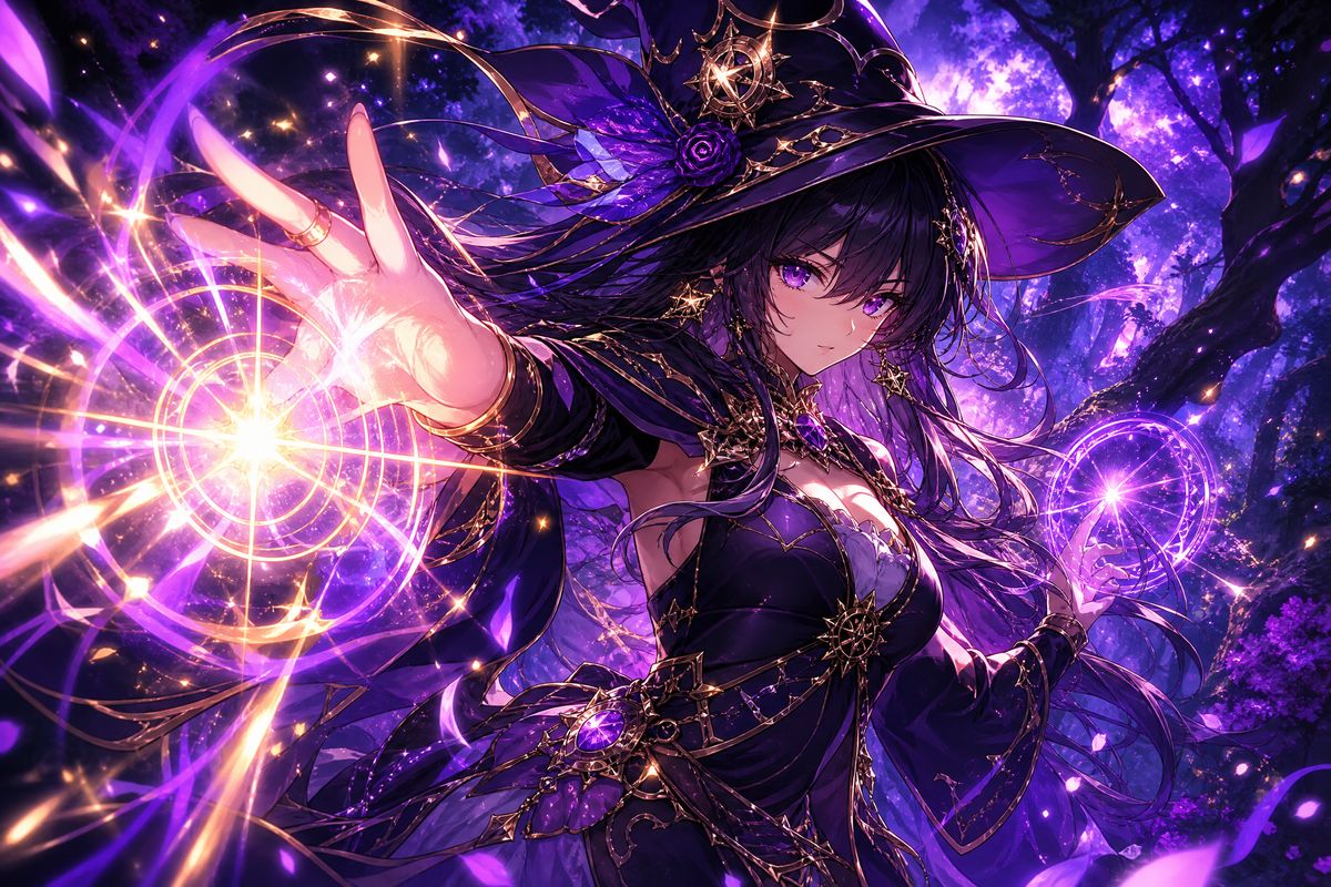 芒果视频-魔法少女紫晶传说动漫演示